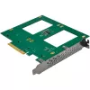 InLine 76660P Interný U.2 adaptér PCIe konektor samec 4 Gbit/s 3,3 V