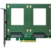InLine 76660P Interný U.2 adaptér PCIe konektor samec 4 Gbit/s 3,3 V