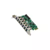 InLine USB-A 3.2 Gen.1 7 port host radič PCIe, SATA napájanie