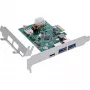 InLine 76661M rozhranie karta/adaptér Interný USB 3.2 Gen 1 (3.1 Gen 1), USB Type-C