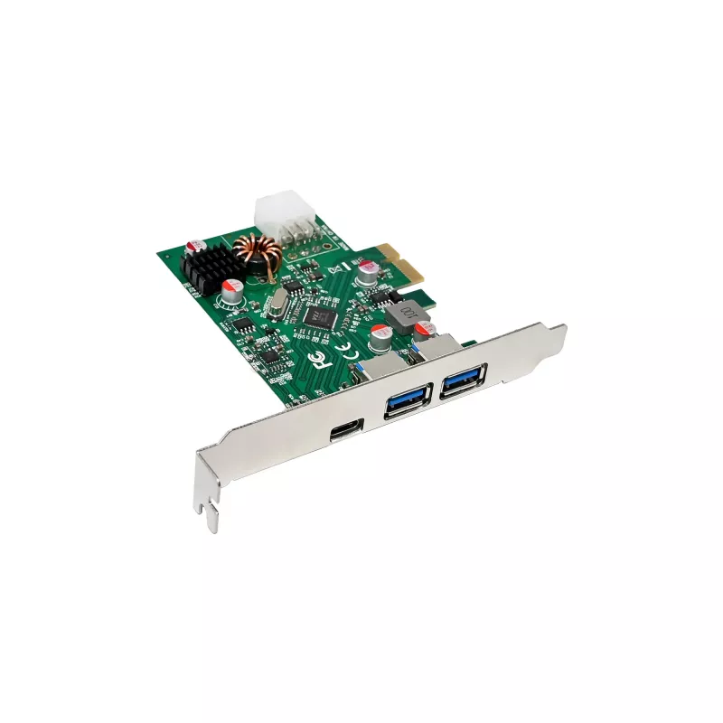 InLine 76661M rozhranie karta/adaptér Interný USB 3.2 Gen 1 (3.1 Gen 1), USB Type-C