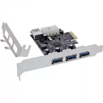 InLine 76662D rozhranie karta/adaptér Interný Molex 4-pin, USB 3.2 Gen 1 (3.1 Gen 1)