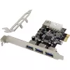 InLine 76662D rozhranie karta/adaptér Interný Molex 4-pin, USB 3.2 Gen 1 (3.1 Gen 1)