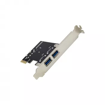 InLine 2+2 porty USB 3.2 Gen.1 host kontrolér, PCIe, so SATA napájaním + LP kryt