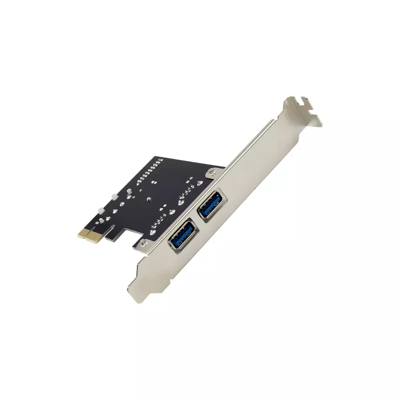 InLine 2+2 porty USB 3.2 Gen.1 host kontrolér, PCIe, so SATA napájaním + LP kryt