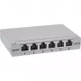 InLine Patchpanel Kat.6A 0,5HE 6-port, stolový/na stenu/na lištu, sivá s ochranou proti prachu