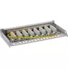 InLine Patchpanel Cat.6A 0,5HE 8-port, stolová/na stenu montáž svetlosivá RAL7035