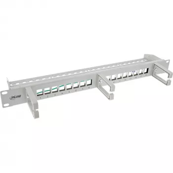 Patch panel InLine 76822A 1U sivý kapacita racku 1U