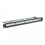 Prázdny patch panel InLine 76824B 19 palcový Cat.6A 24 portov 1U čierny