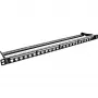 Slepý patch panel 19 palcový InLine 76824C 24 portov pre RJ45 Keystones 0,5U čierny