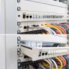 InLine prázdny patch panel s výsuvom 19 palcový 24 portov 1U svetlosivý