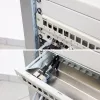 InLine prázdny patch panel s výsuvom 19 palcový 24 portov 1U svetlosivý
