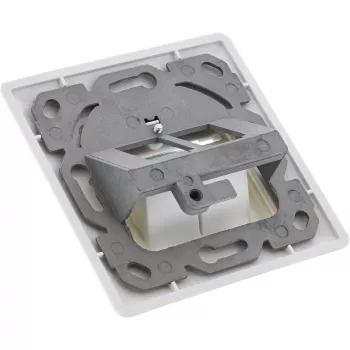 InLine Cat.6A zásuvka do steny 2x RJ45 biela RAL9010