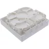 InLine Prázdna skriňa FTTH pre až 4x LC Duplex / 4x SC Simplex, biela