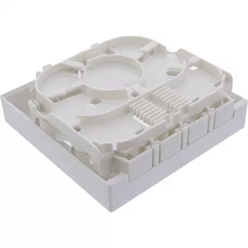 InLine Prázdna skriňa FTTH pre až 4x LC Duplex / 4x SC Simplex, biela