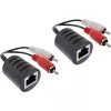 InLine RCA audio cez LAN / Ethernet / RJ45 kábel 2 ks, sada