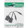 InLine 3,5 mm audio cez LAN / Ethernet / RJ45 kábel max. 50 m kompletná sada