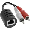 InLine RCA audio cez LAN / Ethernet / RJ45 kábel max. 50 m kompletná sada