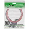Stredonapäťový kábel InLine 95403 červený čierny 1500V 3m