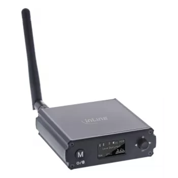 InLine Bluetooth 5.1 HiFi prijímač a USB DAC s LCD 30 m dosah