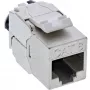 InLine B-76202Q Keystone zásuvka RJ45 Slim, Cat.8.1, hromadné balenie 24 kusov
