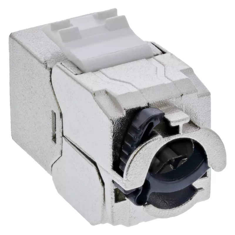InLine B-76202Q Keystone zásuvka RJ45 Slim, Cat.8.1, hromadné balenie 24 kusov