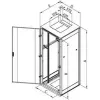 Voľne stojaci rack Triton RMA-18-A66-CAX-N1 18U 800 kg sivý