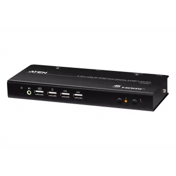 ATEN 2-portový USB 4K HDMI Dual-Display KVMP prepínač (káble súčasťou)