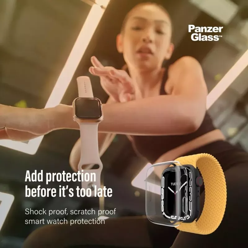 PanzerGlass® plné puzdro čierne Apple Watch SE 3 | SE | 6 | 5 | 4 | 44 mm