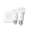 Smart LED štartovacia sada Philips Hue White and Colour Ambience — 2× E27 11W žiarovky, Bluetooth/Zigbee