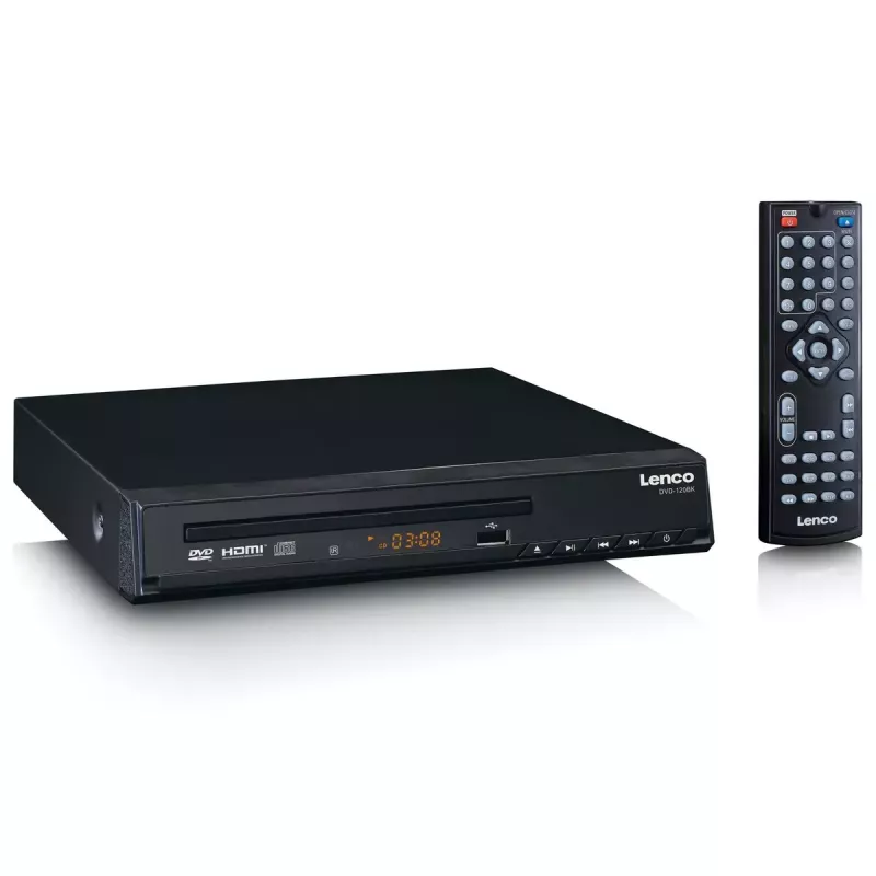DVD prehrávač Lenco DVD-120 čierny NTSC PAL 20-20000 Hz 90 dB