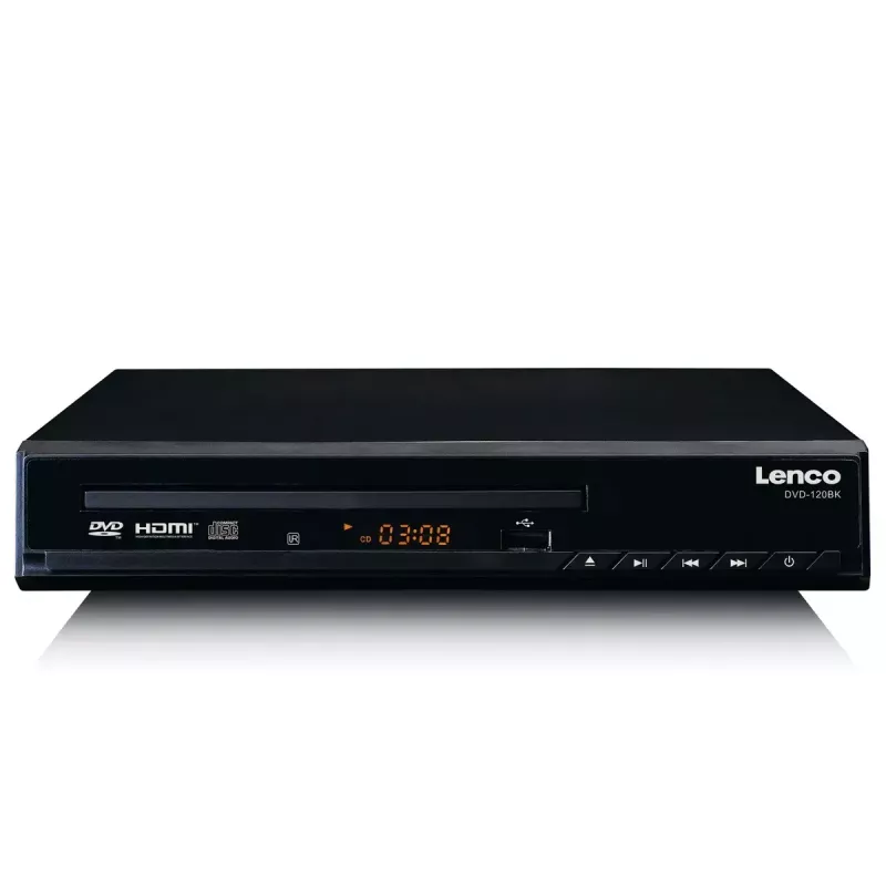 DVD prehrávač Lenco DVD-120 čierny NTSC PAL 20-20000 Hz 90 dB