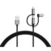 Varta Speed Charge & Sync 3-in-1 kábel, USB-A na Lightning/Micro-USB/USB-C
