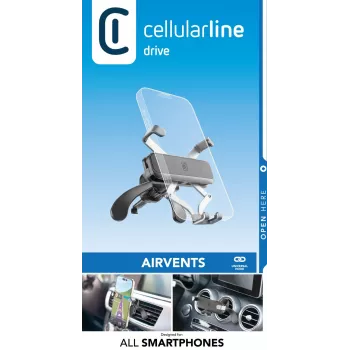 Cellularline Slide Fit - univerzálny držiak smartfónu do auta s jednoduchým vložením