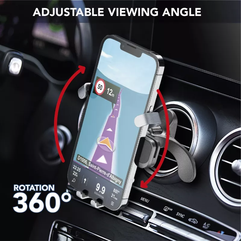 Cellularline Slide Fit - univerzálny držiak smartfónu do auta s jednoduchým vložením