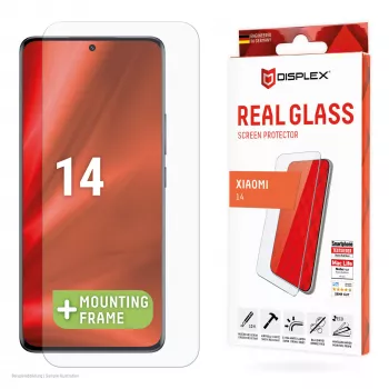 Displex ochranná fólia displeja (10H) pre Xiaomi 14, Eco montážny rámik, odolná proti poškriabaniu