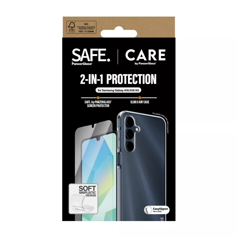 PanzerGlass CARE™ by ® 2-in-1 balenie Samsung Galaxy A16 4G | A16 5G