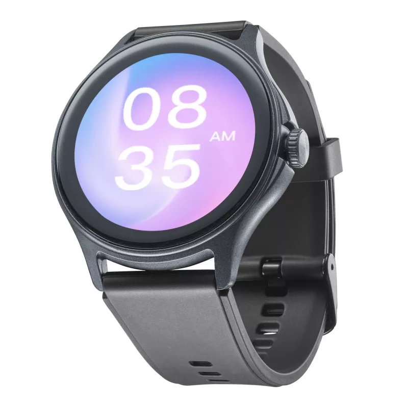 Cellularline ION PRO Round Bluetooth® smartwatch s aplikáciou, 3,51 cm (1,38 palca), TFT, dotykový displej, 0,00064 GB, 98 g