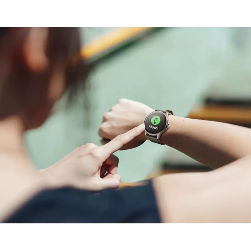 Cellularline ION PRO Round Bluetooth® smartwatch s aplikáciou, 3,51 cm (1,38 palca), TFT, dotykový displej, 0,00064 GB, 98 g