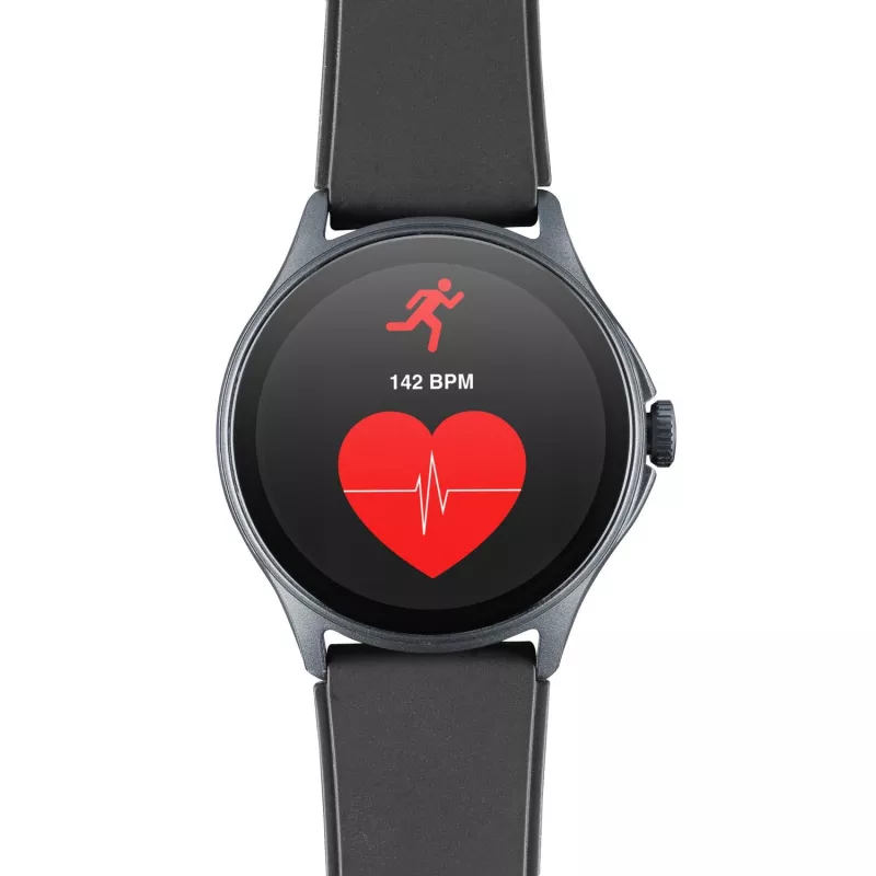 Cellularline ION PRO Round Bluetooth® smartwatch s aplikáciou, 3,51 cm (1,38 palca), TFT, dotykový displej, 0,00064 GB, 98 g