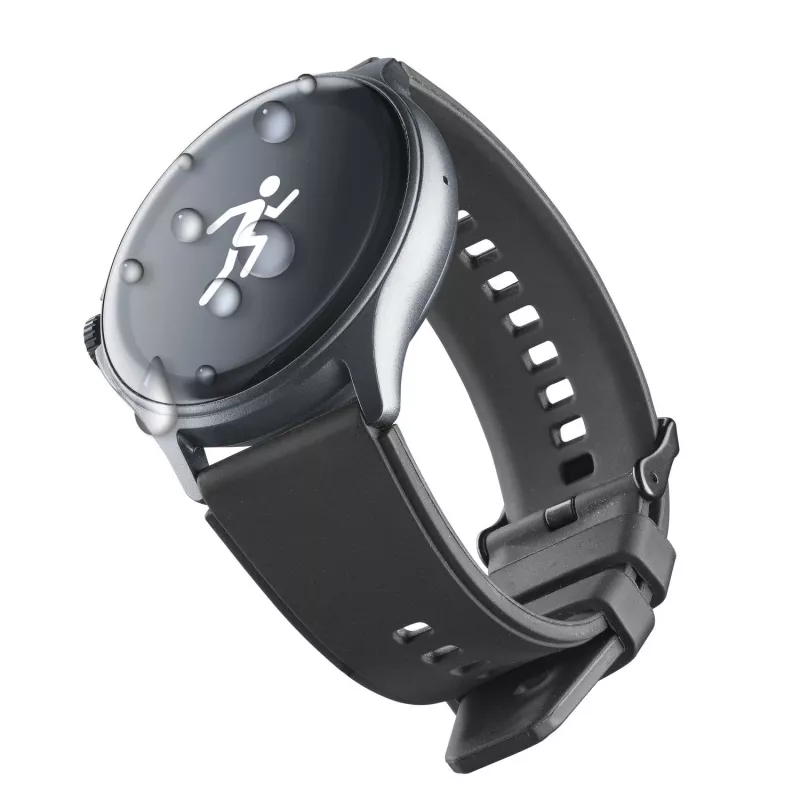 Cellularline ION PRO Round Bluetooth® smartwatch s aplikáciou, 3,51 cm (1,38 palca), TFT, dotykový displej, 0,00064 GB, 98 g