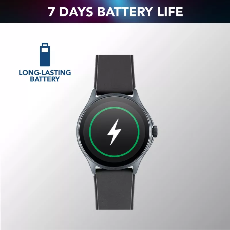 Cellularline ION PRO Round Bluetooth® smartwatch s aplikáciou, 3,51 cm (1,38 palca), TFT, dotykový displej, 0,00064 GB, 98 g
