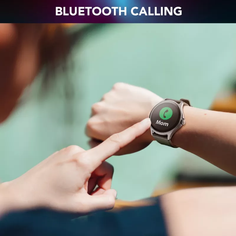 Cellularline ION PRO Round Bluetooth® smartwatch s aplikáciou, 3,51 cm (1,38 palca), TFT, dotykový displej, 0,00064 GB, 98 g