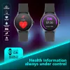 Cellularline ION PRO Round Bluetooth® smartwatch s aplikáciou, 3,51 cm (1,38 palca), TFT, dotykový displej, 0,00064 GB, 98 g