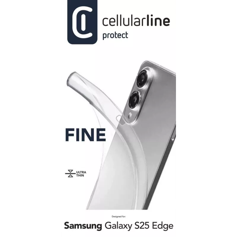 Cellularline Fine - Galaxy S25 Edge, puzdro, Samsung, Galaxy S25 Edge, 16,9 cm (6,66