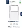 Cellularline Clear Protect - iPhone 17 Pro Max tvrdé puzdro s gumenými okrajmi