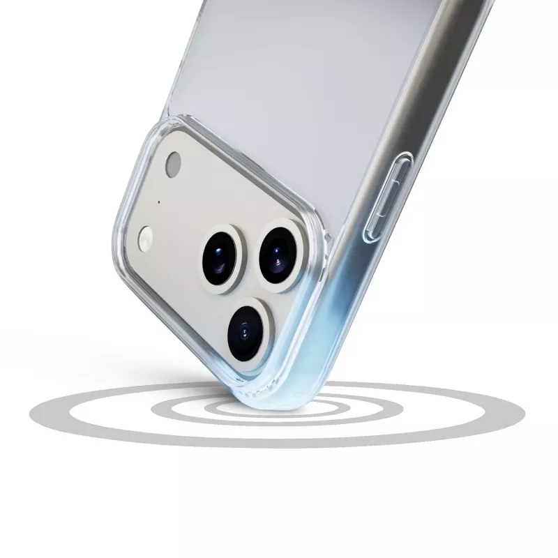 Cellularline Clear Protect - iPhone 17 Pro Max tvrdé puzdro s gumenými okrajmi