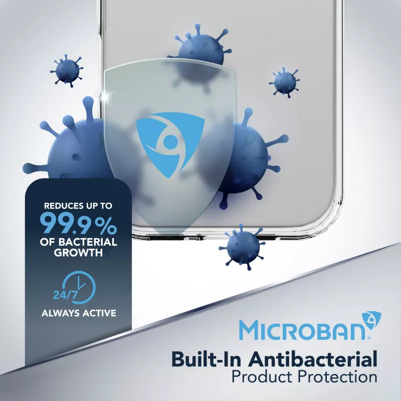 Cellularline Clear Protect - iPhone 17 Pro Max tvrdé puzdro s gumenými okrajmi