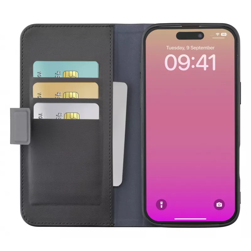 Cellularline Book Agenda – knižné puzdro s koženým vzhľadom a magnetickým uzatváraním pre iPhone 17