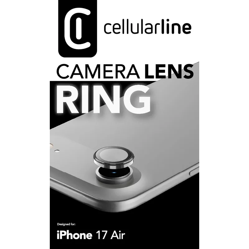 Cellularline Camera Lens Ring - iPhone Air tvrdené sklo na ochranu kamery